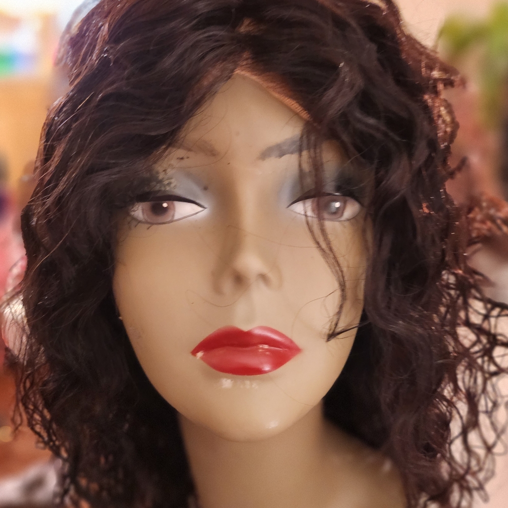Elegant Curly Black Wig